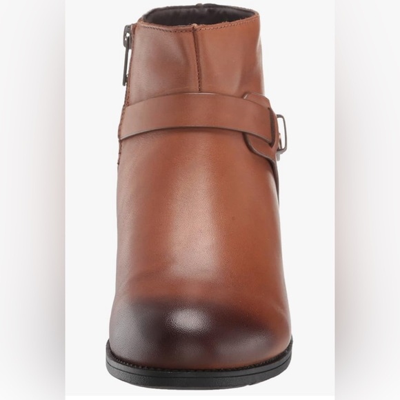 Propet Tan Ankle Booties with Buckle - Picture 2 of 10